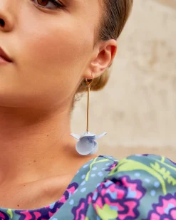 Pendientes Pétalos Largos De Malababa