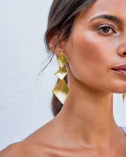 Pendientes Rombos Grandes De Tiahra