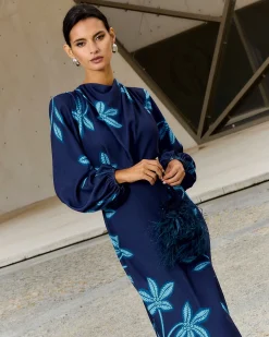 Vestido Boheme Nenúfar Azul